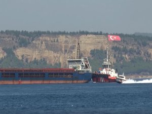 Çanakkale Boğazı’nda gemi arızası!