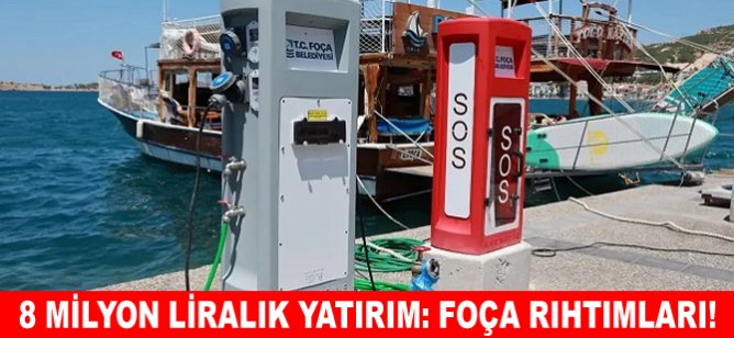 8 milyon liralık yatırım: Foça rıhtımları!