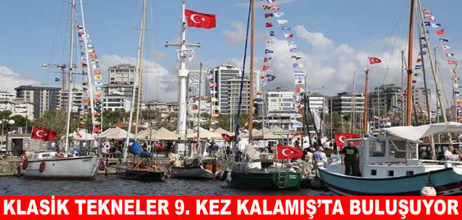 Klasik tekneler 9. kez Kalamış’ta buluşuyor