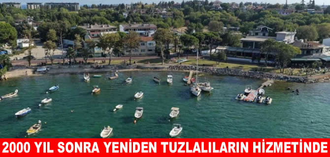 Tuzla’daki 2 bin yıllık antik mendirek yeniden açıldı
