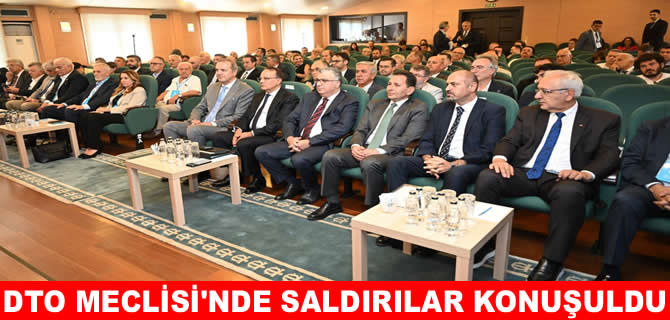 DTO Meclis toplantısının ana gündemi Karadeniz’deki saldırılar oldu