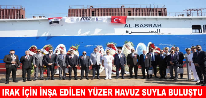 Pro Shipyard Al-Basrah yüzer havuzunu suya indirdi