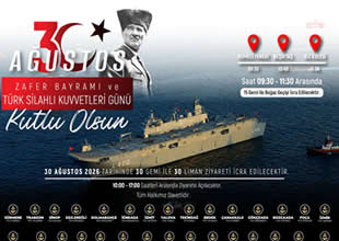 30 Ağustos'ta 15 gemi ile İstanbul'da boğaz geçişi yapılacak