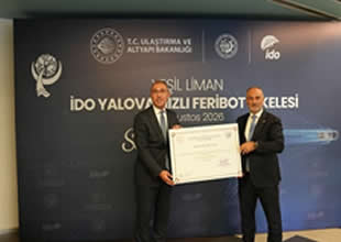 İDO’nun Yalova İskelesine Yeşil Liman Sertifikası