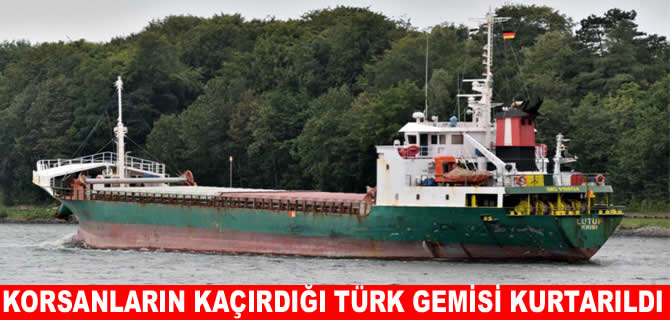 Somali’de korsanların kaçırdığı MV Lutuf kurtarıldı
