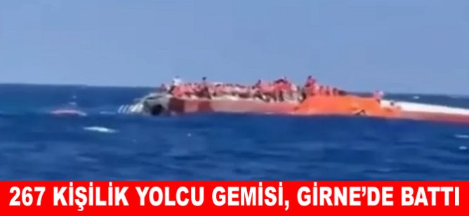 Girne açıklarında batan gemide can kayıpları var