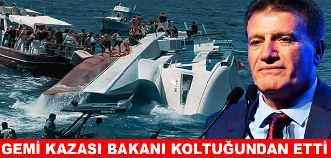 Girne’deki gemi faciası bakanı koltuğundan etti
