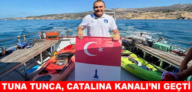 Otizmli yüzücü Tuna Tunca, Catalina Kanalı'nı da tamamladı