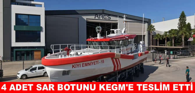 Ares 18 SAR botu Kıyı Emniyeti’ne teslim edildi