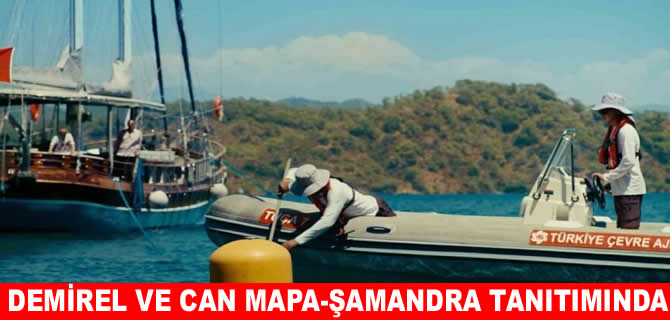 Ata Demirer ve Erkan Can mapa-şamandıra tanıtımında