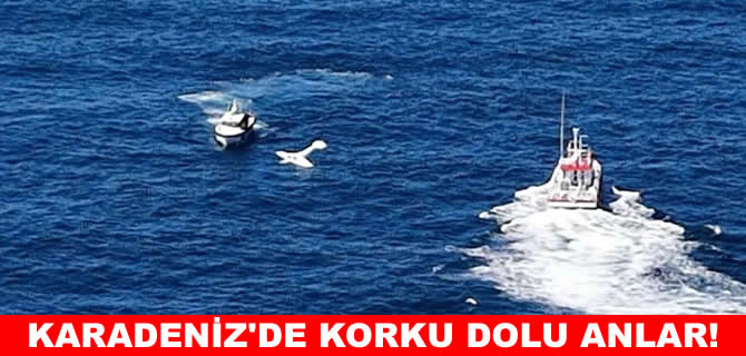 Karadeniz’de korku dolu anlar! Uçak Rize açıklarında denize indi