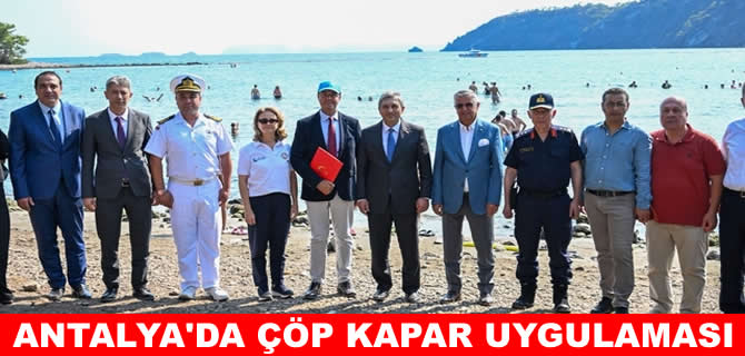 Antalya'da deniz bariyerleri ve çöp kaparlar hayata geçiriliyor