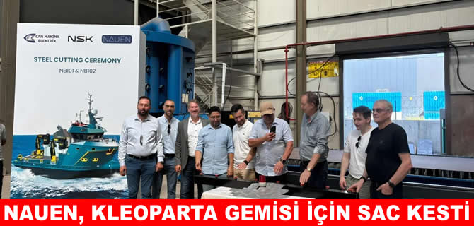 Nauen Gemi İnşa, Kleopatra’nın  NB101 için sac kesti