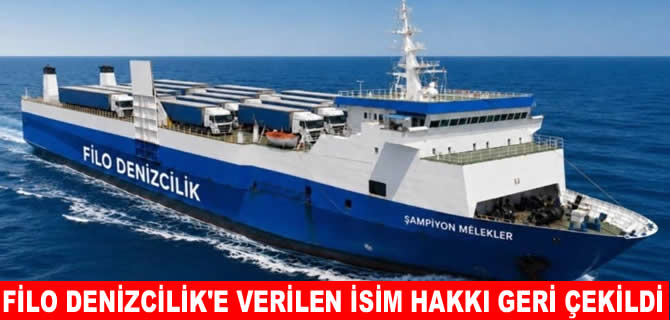 Şampiyon Melekler, Filo Denizcilik'e verilen isim hakkını geri çekti