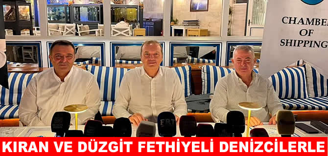 Tamer Kıran ve Recep Düzgit Fethiye’de