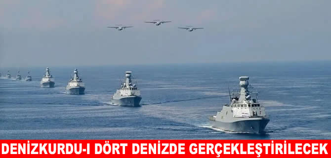 Denizkurdu-I Tatbikatı dört denizde 20 Eylül’de başlıyor