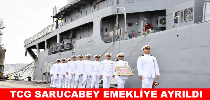TCG Sarucabey 41 yıl hizmetten sonra emekli oldu