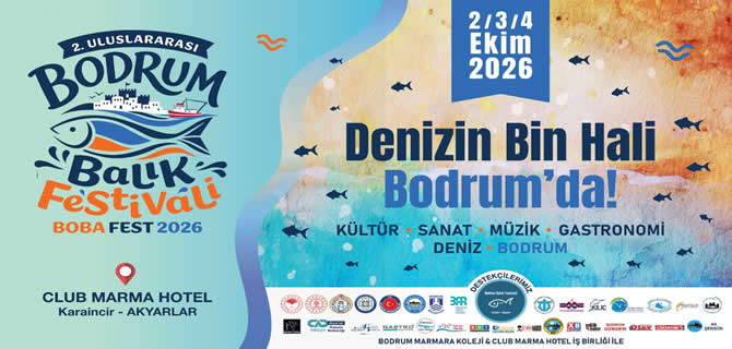 2. Uluslararası Bodrum Balık Festivali 2–4 Ekim’de