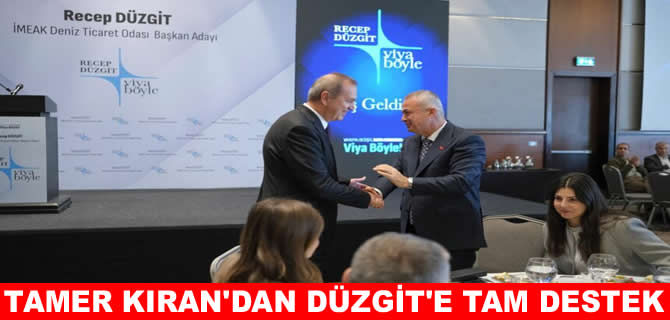 Tamer Kıran’dan Recep Düzgit’e tam destek