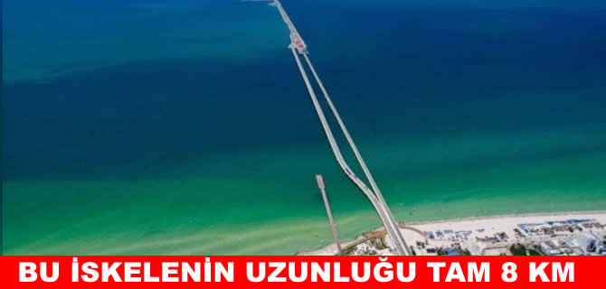 Dünyanın en uzun iskelesi: Uzunluğu tam 8 km