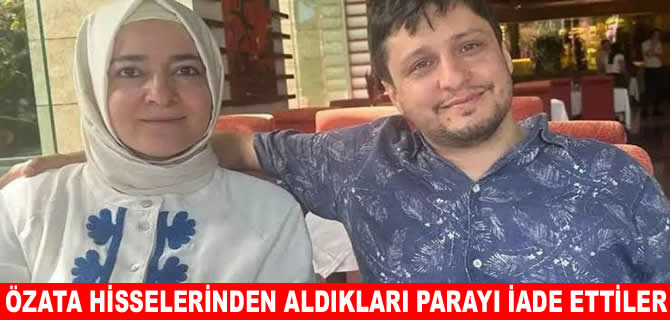 Fatma Betül Sayan Kaya 2.2 milyar lirayı iade etti