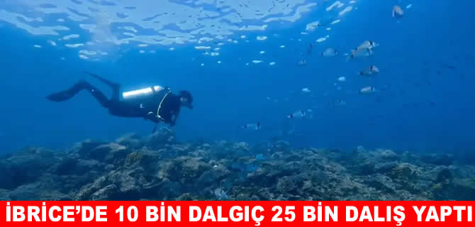 İbrice Limanı’nda 25 bine yakın dalış gerçekleştirildi