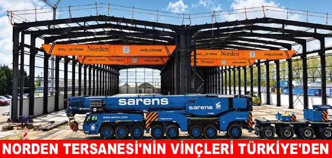 AKELCRANE, Norden Shipyard için Hollanda’da vinç sistemi kurdu
