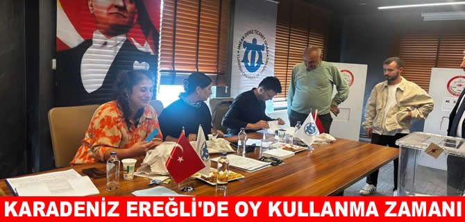 Karadeniz Ereğli’de DTO organ seçimleri yapılıyor