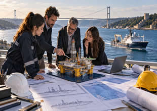 ÇOMÜ'de denizcilik ve offshore iş birliği görüşüldü
