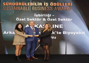 Arkas Line'a biyoyakıt projesiyle ‘Sürdürülebilir İş’ ödülü