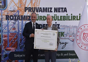 MARDAŞ, Türkiye’nin “ilk yerli ve milli yeşil limanı” oldu