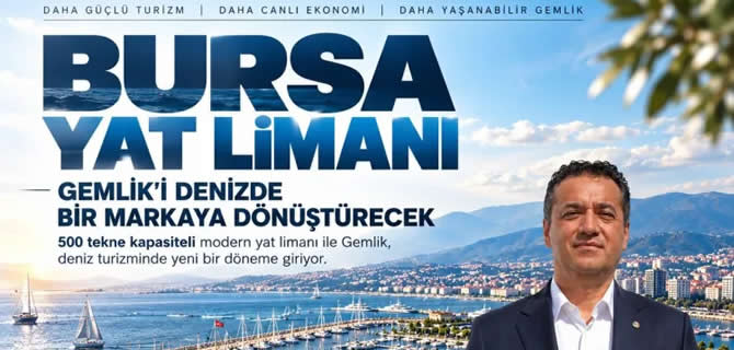 Bursa’da yat turizmini hareketlendirecek proje!