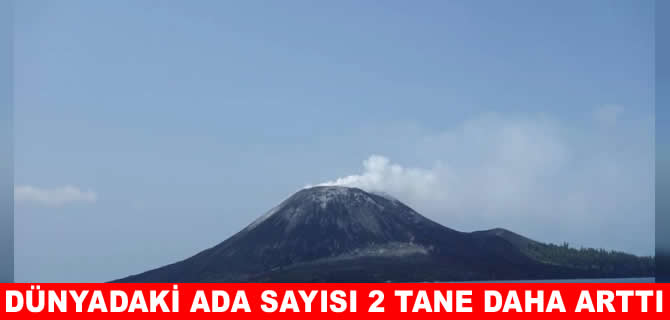 Endonezya’da volkan patladı, 2 ada daha oluştu