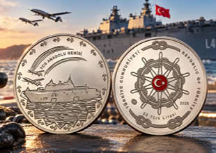 Darphane, TCG Anadolu için hatıra parası bastı