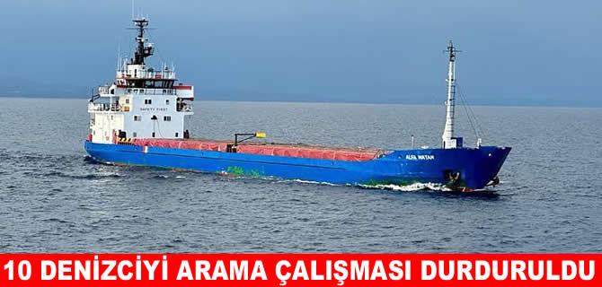 Batan Alfa Watan’daki kayıp denizcileri arama çalışması durduruldu
