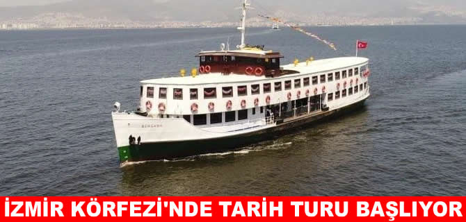 Bergama Vapuru ile İzmir Körfezi’nde tarih turu başlıyor
