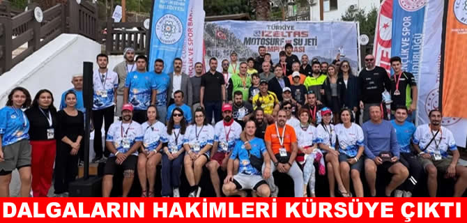 Dalgaların hakimleri Marmaris'te kürsüye çıktı