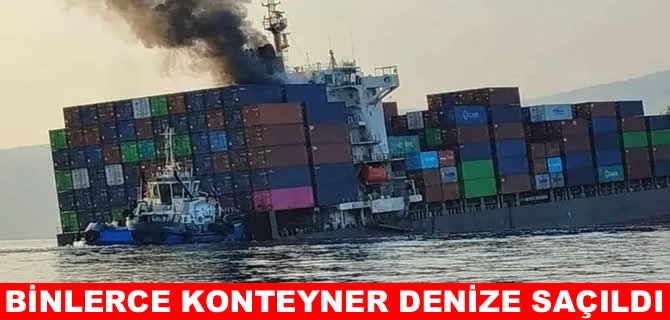 Hürmüz’de mayına çarpan konteyner gemisi battı