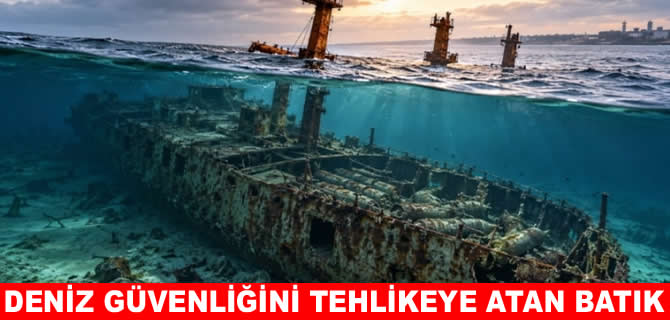 Batık gemide 1.400 ton patlayıcı bulunuyor