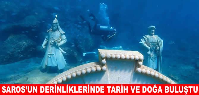 MiniaEdirne resifleri deniz canlılarına yuva oldu