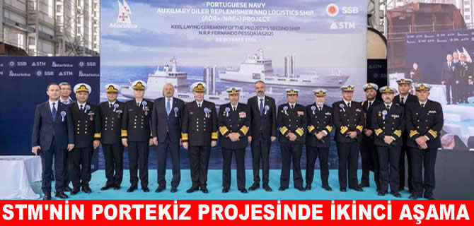 STM, Portekiz'e ikinci lojistik destek gemisini kızağa aldı