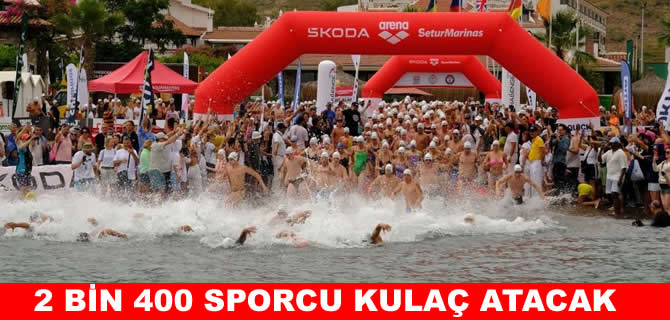 İçmeler’de 2 bin 400 sporcu kulaç atacak