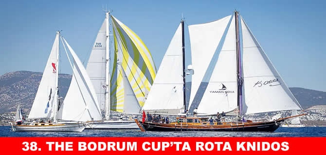 The Bodrum Cup'ta yarışmalar Knidos rotasında devam ediyor