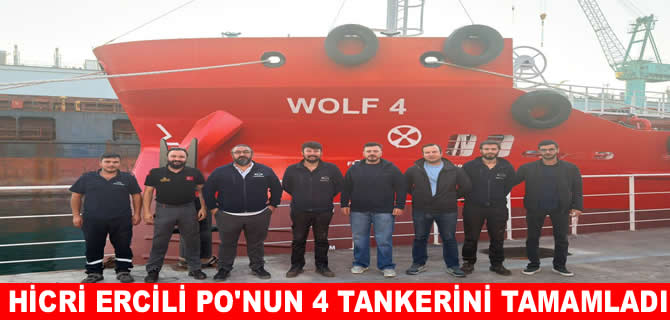 Hicri Ercili PO’nun sıfır emisyonu tankeri Wolf 4 suya indirdi