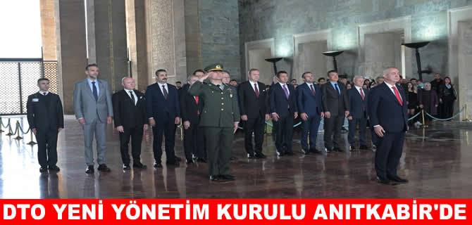 Recep Düzgit ve DTO heyeti Ata’nın huzurunda