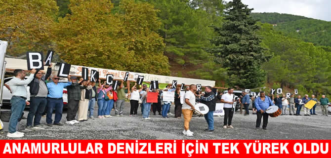 Anamurlular balık çiftliğine karşı tek yürek oldu