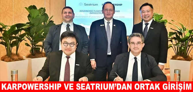 Karpowership ve Seatrium'dan yüzer enerji ve dijital altyapı işbirliği