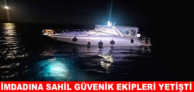 Marmaris’te tekne kayalıklara çarptı: İki kişi kurtarıldı