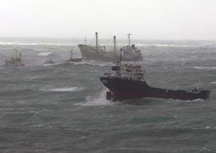 Marmara Denizi'nde gemilere poyraz engeli