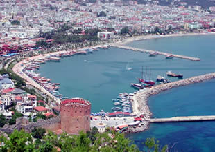 Deniz tutkunları Alanya'yı mesken tuttu